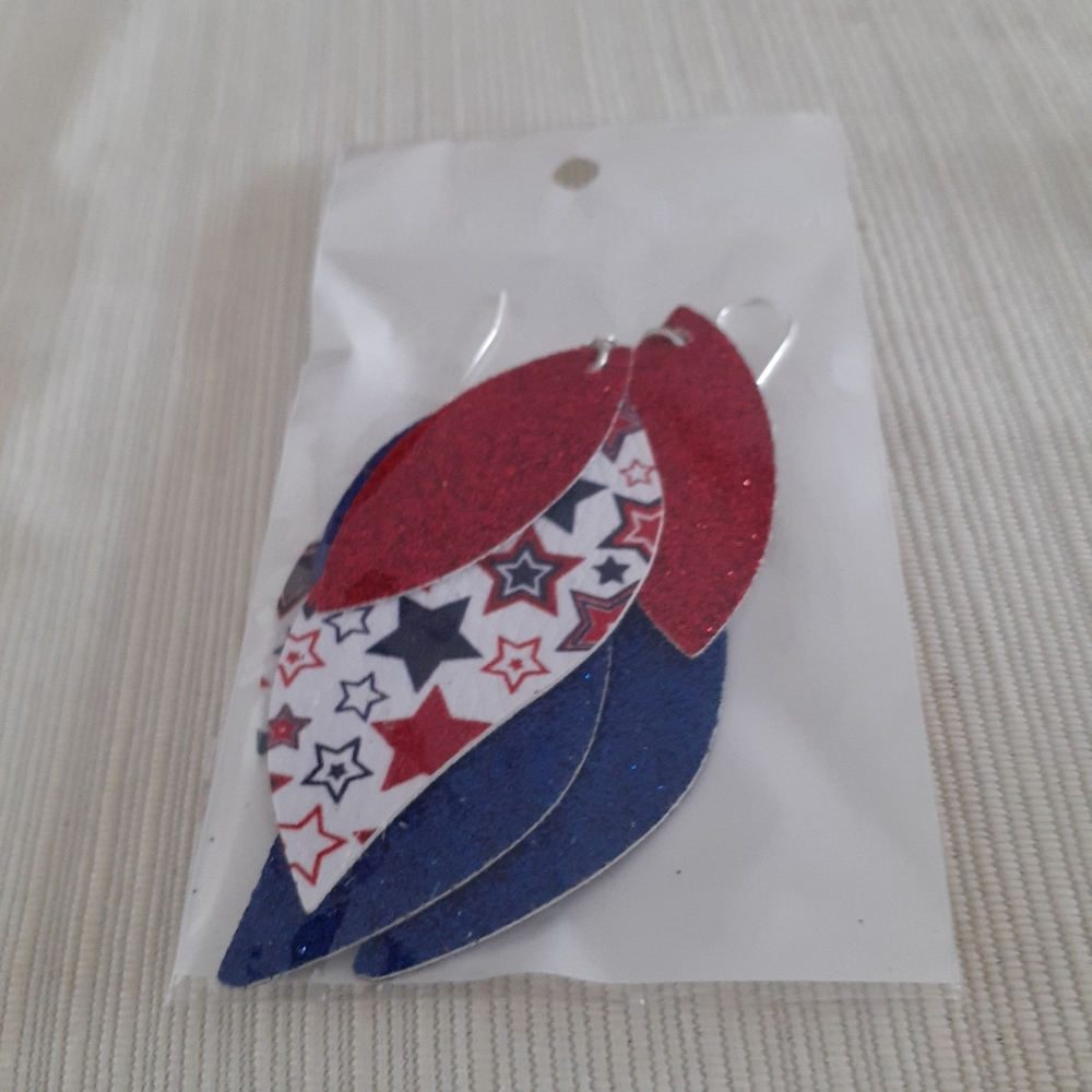 Leather earrings
